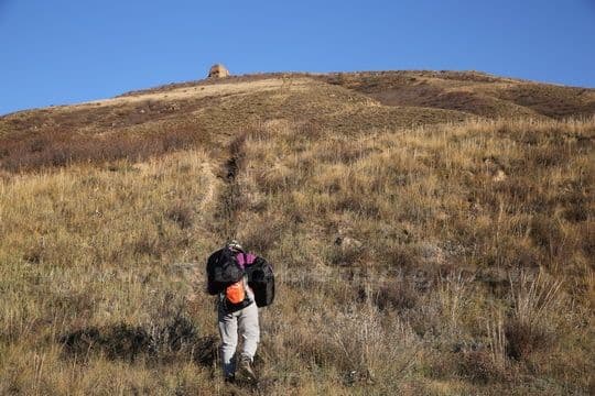 A tiring and tough climb