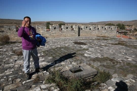 I'm briefed by Mr. Tao on the history of the fortress