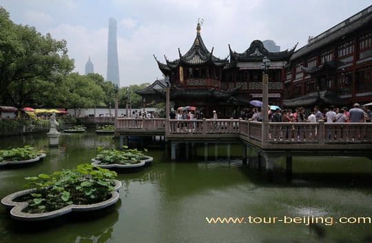 The Nine-Bend Bridge and the Tea House
