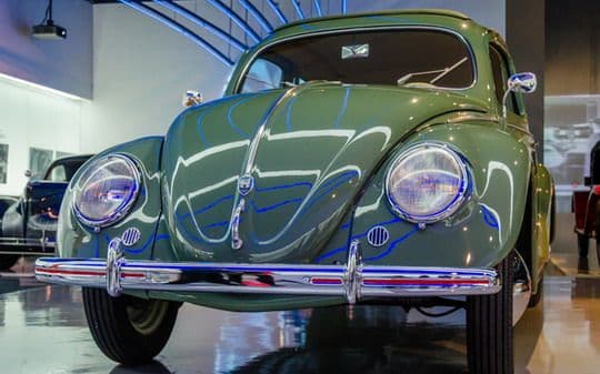 the old Volkswagen Beetle Car