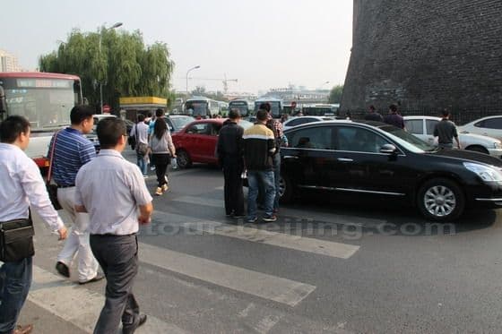 Then you turn left and walk towards the northern square of the Tower