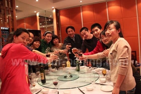 Our Company get-together Dinner greeting the Chinese Lunar New Year 2011