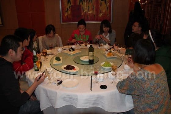 Our Company get-together Dinner greeting the Chinese Lunar New Year 2011