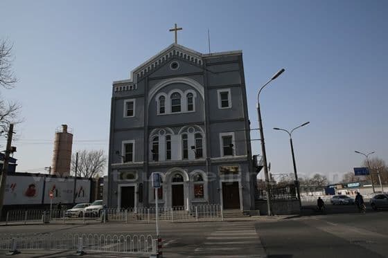 Immaculate Conception Cathedral (South Church), Beijing alongside the Central Axis of Beijing