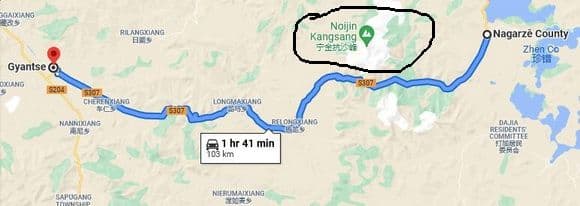 Nagarzê County and Scenic Road Trip to Gyantse