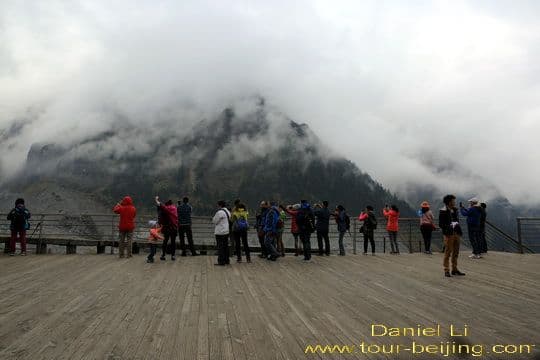 Observation Deck at Camp No.04 of Hailuogou Glacier
