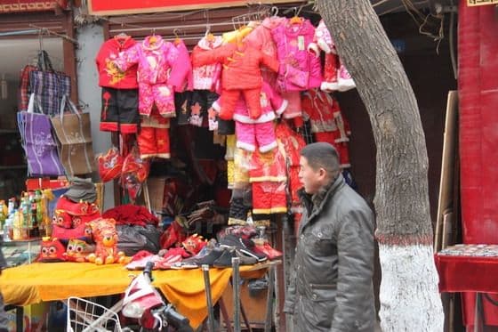 Muslim Streets in Muslim Quarter in Xi'an