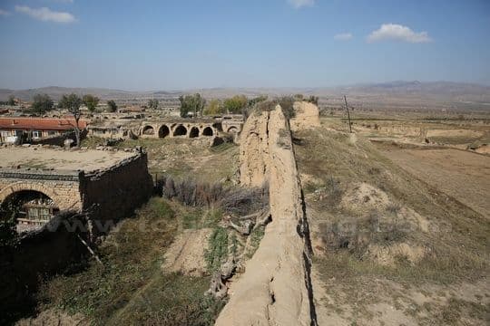 Standing on the east city wall