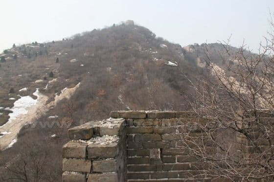Standing on the second floor of the third tower, you can have a clear view of the top beacon tower.