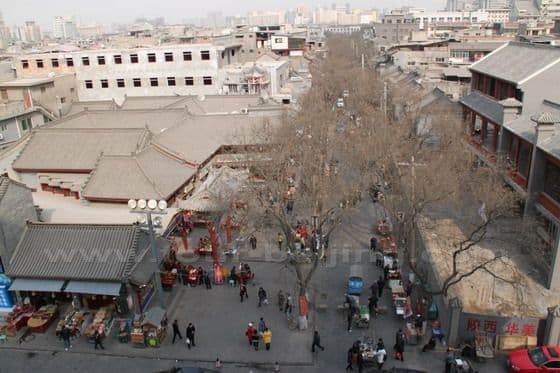 Muslim Streets in Muslim Quarter in Xi'an