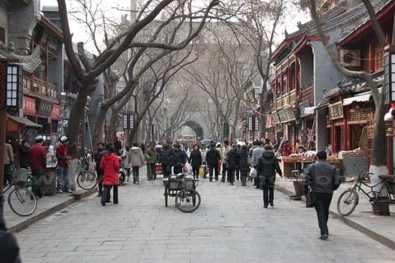 Muslim Streets in Muslim Quarter in Xi'an