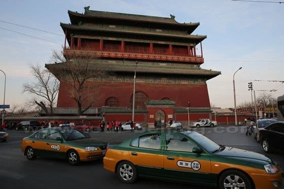 The Drum Tower along the central axis of Beijing3