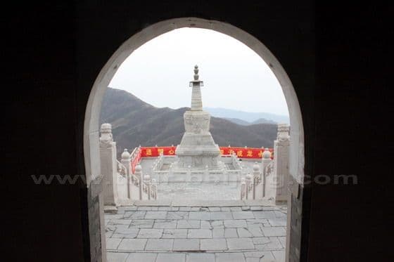 The White Pagoda in front of the Huijin Temple