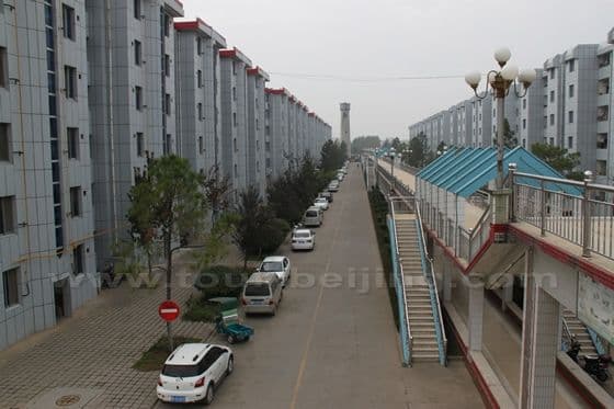 The collective village provides each family with one flat