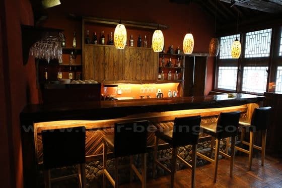 The interior of the Great Wall Bar at the foot of Simatai Great Wall 11123