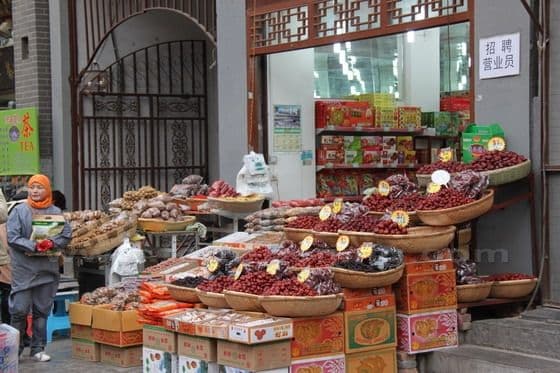 Muslim Streets in Muslim Quarter in Xi'an