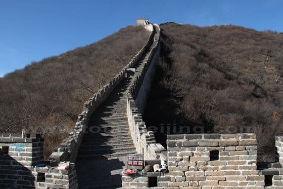 Walk down from the 20th tower to the 19th tower
