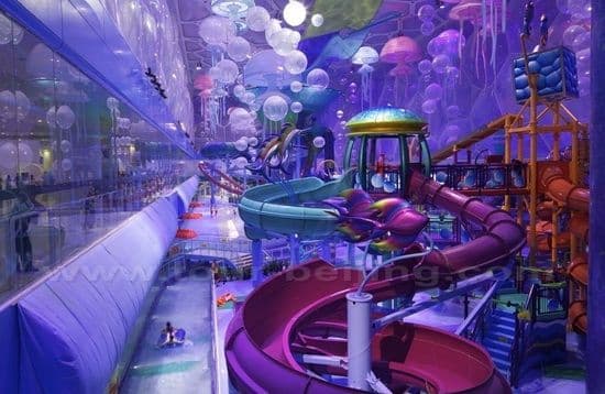 Water World in the Water Cube