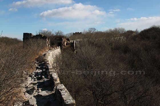 We are walking towards Mutianyu Great Wall