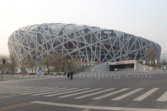 Snow and Ice at Bird's Nest Beijing (National Stadium)