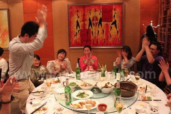 Our Company get-together Dinner greeting the Chinese Lunar New Year 2011