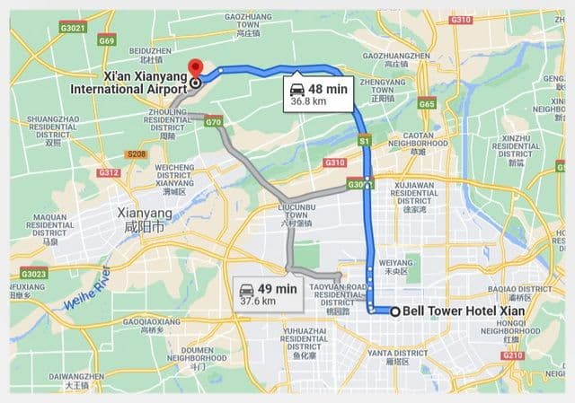 Xian Airport Transportation (Tips, Photos & Map)