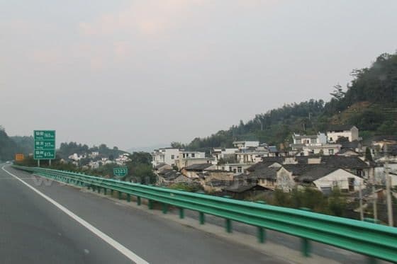 How to drive from Huangshan City Center to Huangshan Scenic Area