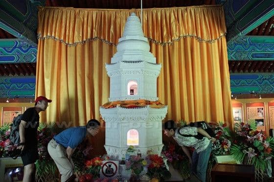Buddha's relics at Yunju Temple