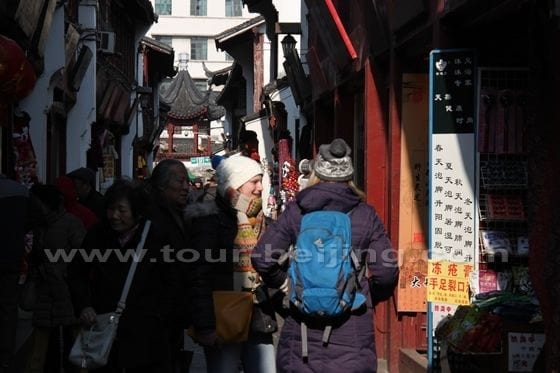 to rub shoulders with domestic tourist on the main street